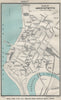 ABERYSTWYTH vintage town/city plan. Wales. WARD LOCK 1923 old antique map