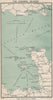 Ferry routes to the CHANNEL ISLANDS. Jersey Guernsey. WARD LOCK 1921 old map