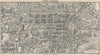 CENTRAL EDINBURGH vintage town/city plan. Scotland. WARD LOCK 1949 old map