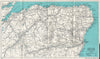 NORTH-EAST SCOTLAND. Abderdeenshire Banffshire Nairnshire Morayshire 1963 map