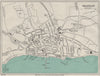 SHANKLIN vintage town/city plan. Isle of Wight. WARD LOCK 1929 old vintage map