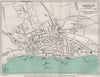 SHANKLIN vintage town/city plan. Isle of Wight. WARD LOCK 1948 old vintage map