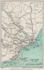LYME REGIS vintage town/city plan. Dorset. WARD LOCK 1938 old vintage map