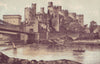 CONWAY CASTLE. North Wales. Conwy castle. WARD LOCK 1893 old antique print