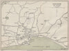 CRICCIETH AND ENVIRONS vintage town/city plan. Wales. WARD LOCK 1913 old map