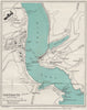 DARTMOUTH vintage town/city plan. Devon. WARD LOCK 1951 old vintage map chart