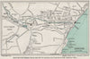 DAWLISH vintage town/city plan. Devon. WARD LOCK 1948 old vintage map chart