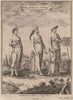 CONGO. 'Dress of the Women at Kongo'. Better sort. Middle. Slave. BASIRE 1746