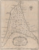 ANJOUAN ISLAND, COMOROS. 'Johanna or Anjuan, one of the Komoro Islands' 1746 map