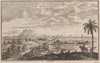 'The City of Nan-kin'. Nanking or NANJING, China. After NIEUHOF 1746 old print
