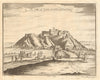TIBET. The Castle of Potala, Lhasa, the residence of the Grand (Dalai) Lama 1746