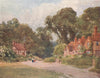 Chenies, Buckinghamshire, by Harold Sutton Palmer 1929 vintage print
