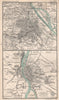 Environs of Vienna & Ofen (Buda) & Pest. Budapest. Austria-Hungary 1904 map