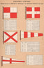 BRITISH EMPIRE SIGNAL FLAGS & PENDANTS supplied British Vessels of War 7 1916