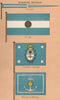 ARGENTINA FLAGS. Pendant. Ensign. President's Standard. Minister of Marine 1916