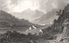 Snowdon, from Capel Curig, Caernarfonshire, by Henry Gastineau. Snowdonia 1835