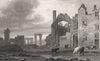Part of the Abbey, Neath, Glamorganshire, Wales, by Henry Gastineau 1835 print