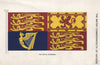 BRITISH FLAGS. The Royal Standard 1958 old vintage print picture