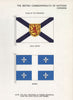 CANADA FLAGS. Flags of the Provinces. Nova Scotia. Quebec 1958 old print