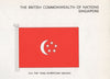 SINGAPORE FLAGS. H.H. The Yang Di-Pertuan Negara 1958 old vintage print