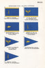 BRAZIL AIR FORCE FLAGS. Medical Colonel Lt. Colonel Quartermaster Captain 1958