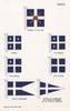 GREECE FLAGS. Admiral of Fleet. Vice/Rear-Admiral. Post Captain. Commander 1958
