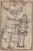 CANTERBURY CATHEDRAL ground plan. Kent. BAEDEKER 1906 old antique map chart