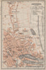 ABERDEEN antique town city plan. Docks. Scotland. BAEDEKER 1906 old map