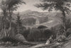 Inverness. Scotland. PURSER c1840 old antique vintage print picture