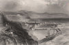 Stonehaven, Aberdeenshire. Scotland. BARTLETT c1840 old antique print picture