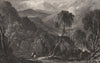 Killiecrankie, Perth & Kinross. Scotland. HILL 1868 old antique print picture