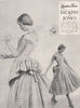London Town. Dickins & Jones. Dior. Shot Paper Taffeta. Fashion advert 1955