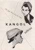 Kangol softies. The gay new slip-on hats. Fashion advert. BRITISH VOGUE 1955