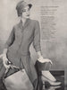 What to wear what. Fashion. BRITISH VOGUE 1955 old vintage print picture
