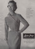 Ladies' Pride. Pure wool jersey dress. Fashion advert 1955 old vintage print