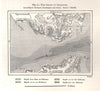 The Strait of Gibraltar per Robiquet, Randegger et al. Sketch map 1885 old