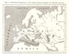 Presumed Dispersion of the Aryan Race. Ancient Authors. Europe. Sketch map 1885