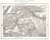 Canal of the Verdon. Greoux Quinson. Alpes-de-Haute-Provence. Sketch map 1885