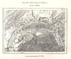 The Lake of Geneva. Switzerland. Sketch map 1885 old antique plan chart