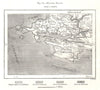 Milford Haven. Pembrokeshire. Sketch map 1885 old antique plan chart