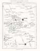 South-Western Yorkshire towns. Leeds Sheffield Bradford Halifax. Sketch map 1885