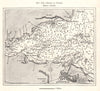 Firth of Forth sea chart. Edinburgh. Scotland. Sketch map 1885 old antique