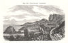 The Giants' Causeway. Ulster 1885 old antique vintage print picture