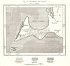 Falsterbo and Stanor. Mälmo Malmo. Sweden. Sketch map 1885 old antique