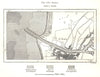 Liepāja. Liepaja. Latvia. Sketch map 1885 old antique vintage plan chart