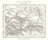 The Dubno Defile. Varkovychi. Ukraine. Sketch map 1885 old antique chart