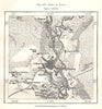 Kiev or Kiyev environs. Ukraine. Sketch map 1885 old antique plan chart