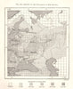 Density of the Population in East Europe. Russia. Sketch map 1885 old