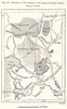 Explorers' routes in the Aralo-Caspian Basin. Kazakhstan. Sketch map 1885