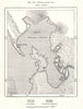 Hassan Gholi Bay. Turkmenistan. Sketch map 1885 old antique plan chart